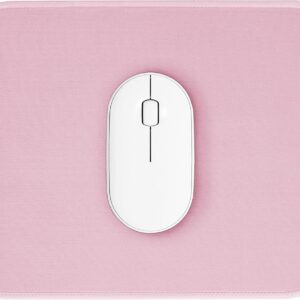 Pink Mouse Pad, Nice and Cute Mouse Pad, Splash-Proof Textured 10.2 x 8.2Inch, Stitched Edge Non-Slip Waterproof Rubber